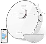 dreame L10 PRO Staubsaugerroboter, leistungsstarke Saugleistung 4000 Pa, Alexa, WLAN, Laufzeit 150 min, Multiplanen-Laser-Zuordnung, Staubsaugerroboter, Wischroboter, Saugen und Waschen für Tierhaare