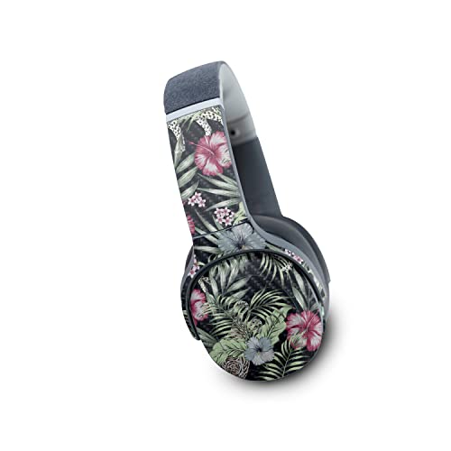Image of MightySkins Carbon Fiber Skin Compatible with Skullcandy Crusher Evo Wireless - Asian Tropics | Protective, Durable Textured Carbon Fiber Finish | Easy to Apply | Made in The USA
