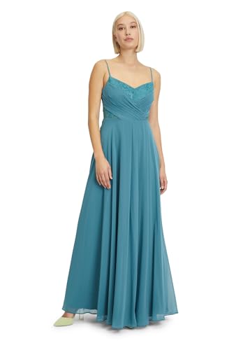Vera Mont Damen 0258/4825 Kleid, Smoky Teal, 36