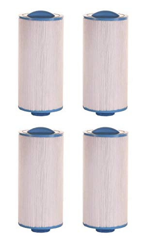 Unicel 5CH-402 40 Square Foot Media Replacement Hot Tub Spa Filter Cartridge with 204 Pleats (4 Pack)