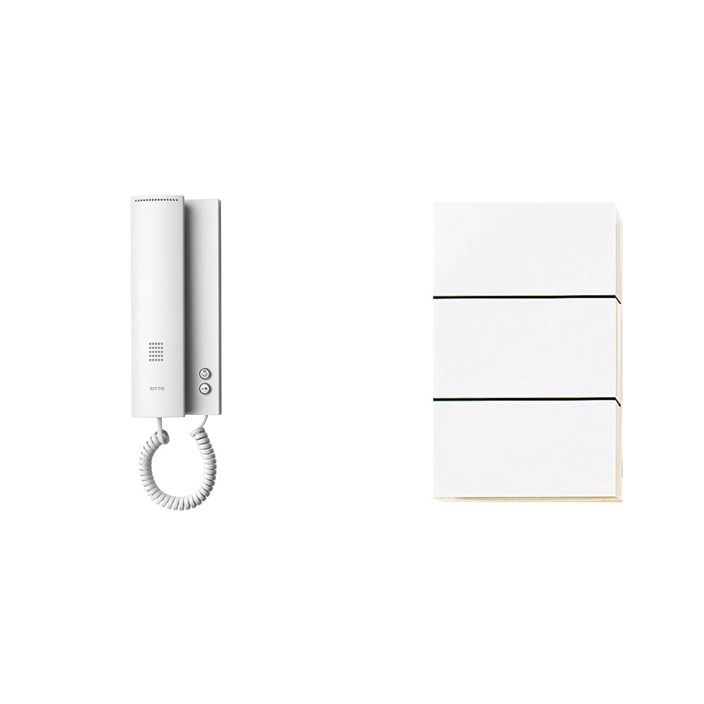 Schneider Electric Ritto 1763070 Wohntelefon,Gegensprechanlage, Türsprechanlage Weiss & Honeywell Home D117 Mechanischer Gong Ding Dong