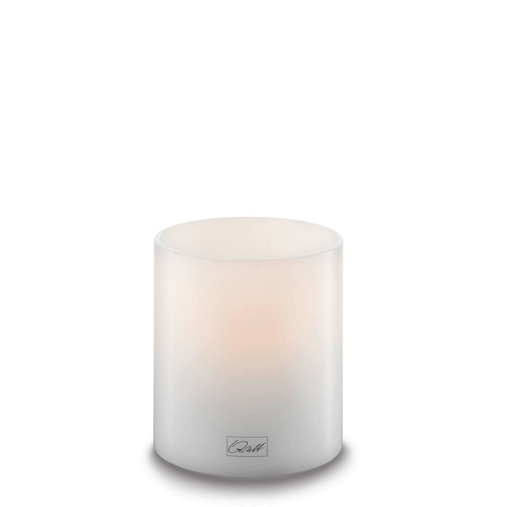 Qult Farluce Inside • Świecznik na podgrzewacze w kształcie świecy • świeca • świeca z tworzywa sztucznego o wyglądzie świecy • świeca typu tealight z wkładem na podgrzewacze • w zestawie świeczka