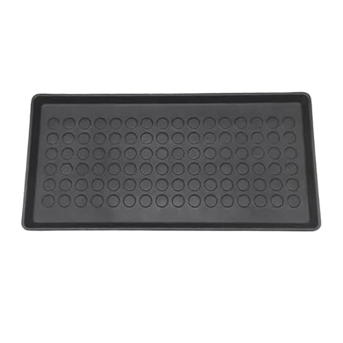 Hailerio Alfombra de zapato interior, bandeja de zapatos | Almohadilla de secado de sartén de entrada impermeable con bordes elevados | 27.97x13.79 en organizador de drenaje de botas para patio, casa,