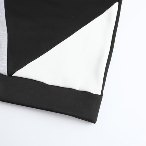 Mens Hoodies Patchwork Pullover Casual Color Block Classic Graphic Sweatshirts Cool Hoodies Work Tops Fall Clothing Apparel4