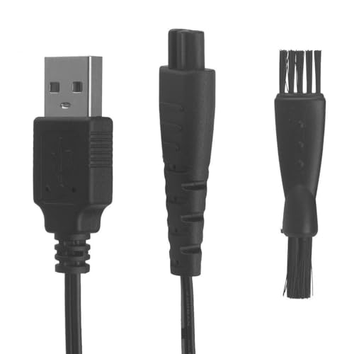 FiTspi USB Shaver Charger for Remington Shaver, Electric Razor Charger Cable Replacement for HC4250, HC4255, MB4130, XR1330, F3, PF7500, MB4200, XR1350, XR1400, XR1470, XR1430