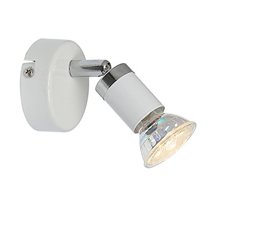 Modish Unique spot Blanc et chrome par UKEW®