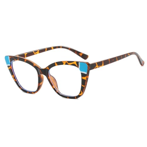 Lunettes œil de chat pour femmes verres transparents contre fatigue