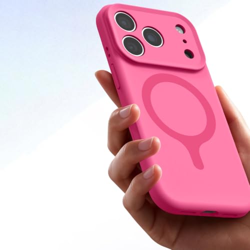 Housse iPhone 17 contre les rayures avec coque silicone rouge antichoc - 4