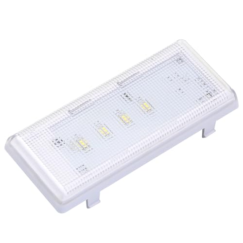 W10515058 Refrigerator LED Light Module Replacement with Tapered Lens and Bezel for Whirlpool Maytag Refrigerators 3021142 W10465957 AP6022534 PS11755867