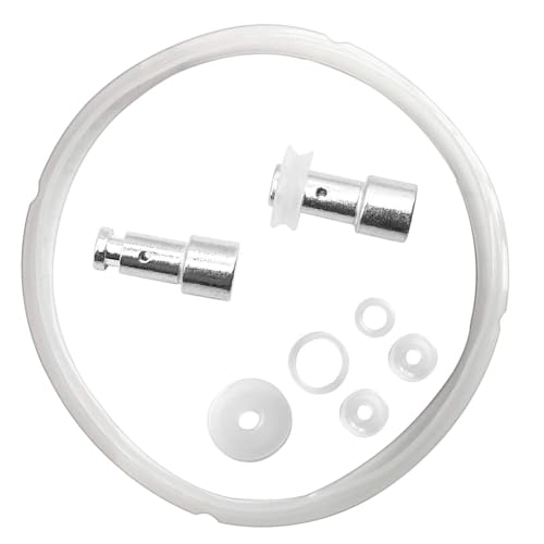 GRABLOOM Silicone Gasket And Float Set Replacement Float And Seal Silicone Gasket For 5/6 Quart Electric Pressure Cookers Cooker Gasket Set