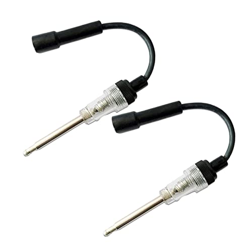 Cabilock 2pezzi Tester Accensione Per Auto Due Fori Strumento Diagnostico Per Bobine e Candele Rilevatore Scintilla Durevole e Pratico Per Test Rapido Impianto Di Accensione Cilindro