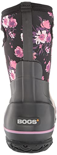 Bogs Womens Classic Mid Rain Boot, Painterly Print - Black, 7 Us #TOP2