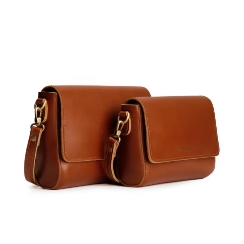 Image of Portland Leather Goods Metro Crossbody Bag for Women - Handmade from the Finest Full-Grain Hides