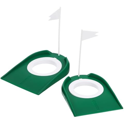 2pcs Golf Putting Cups with Flags Cover