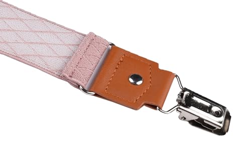 Image of Suspenders for Men Y Back Adjustable Elastic with Strong Clips 47 Inches
