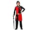 Produktbild Atosa 23468 Crusades Knight Karnevalskostüm, Jungen, Schwarz/Rot, 140
