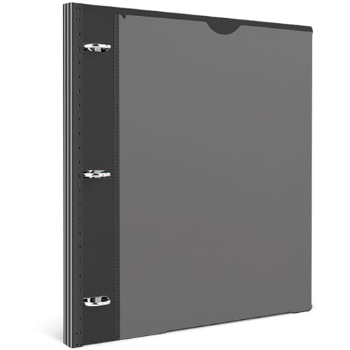 Snapklik.com : INFUN 1 Inch Telescoping 3 Ring Binder - 1PCS-Black ...
