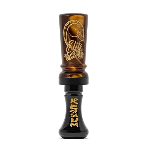 Elite Duck Calls - Murder 2.0 Single Reed Acrylic Duck Call (Brown Pearl/Black)