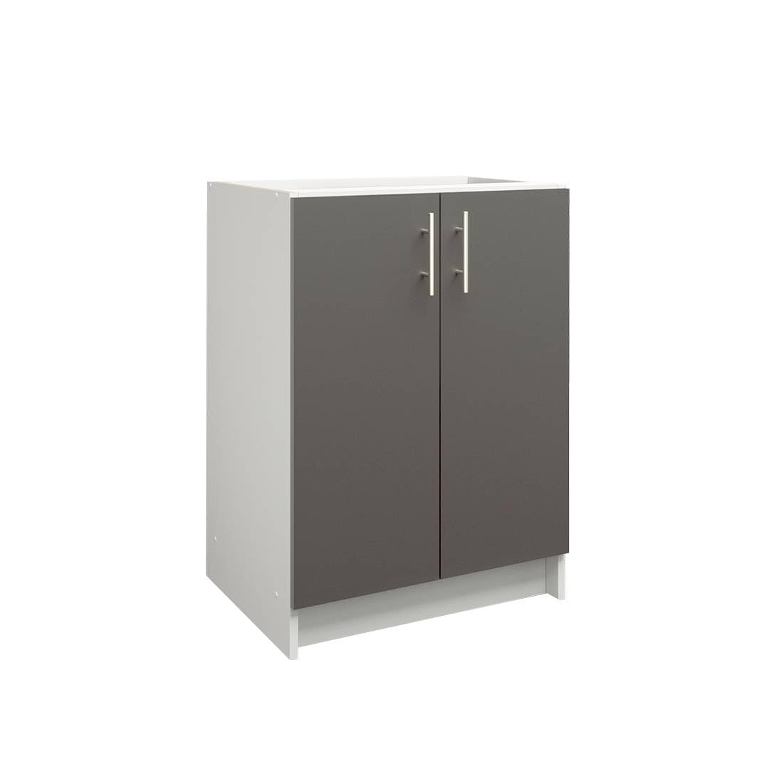 JD Greta Fixed Height 600mm Kitchen Base Cabinet Floor Unit (Without Worktop) โ Dark Grey Matt