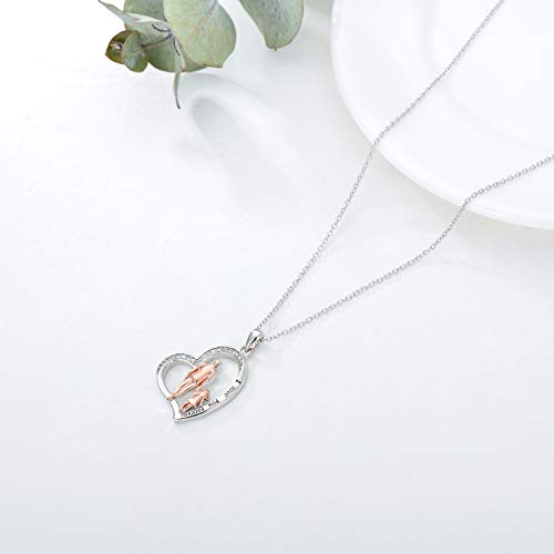 PROESS-S925-Sterling-Silver-Daughter-Heart-Pendant-Necklace-from-Dad-Mom-I-Love-You-Forever-Jewelry