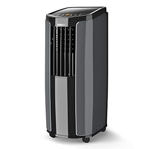 TOSOT 10,200BTU (6,200 BTU SACC) Portable Air Conditioner, Smart Wifi Control, AC Unit with Dehumidifier, Fan, Window Kit for Easy Installation, Cool Rooms Up to 400 Square Feet, Shiny Series