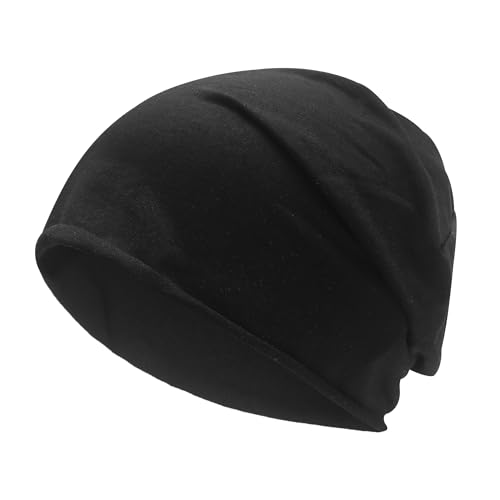 Image of ZLYC Cotton Thin Slouchy Beanie Hat for Men Women Fashion Soft Stretch Knit Skull Cap