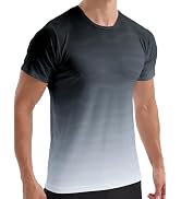 Mens Dry Fit Workout Shirts Quick Dry Performance Gym T Shirts for Men Athletic Running Training ...