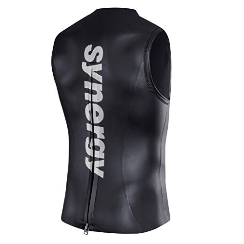 Triathlon Wetsuit - Synergy Men's EpicSpeed Neoprene Sleeveless Top for Open Water Swimming2