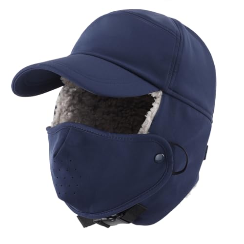 Casquette de baseball réfléchissante et étanche avec cache-oreilles thermique