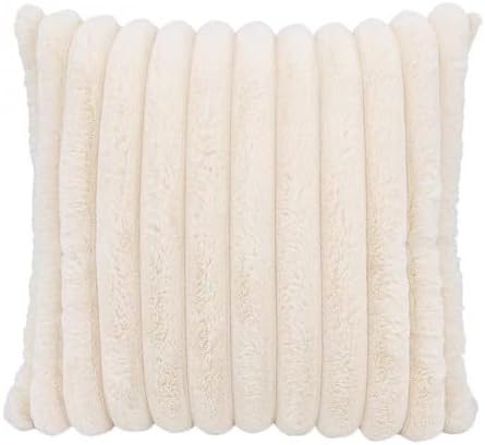 Housse Coussin Beige,45 * 45 cm, Housses De Coussin en Peluche en...