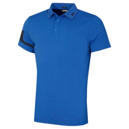 J.Lindeberg Men's Heath Regular Fit 4-Way Stretch Golf Polo Shirt