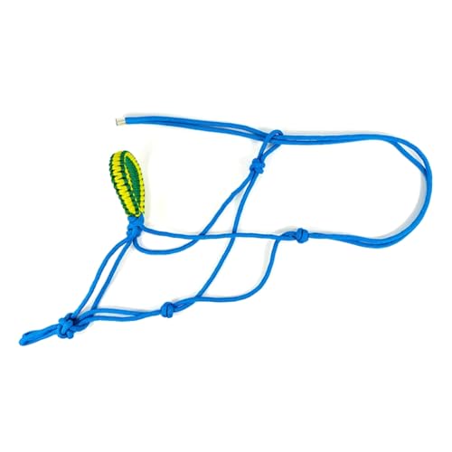 Vdaxvme Cabestro de cabeza para caballo, cabestros de caballo, cuerda de entrenamiento para caballo, herramienta de entrenamiento fácil de usar