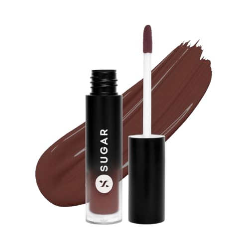 Image of SUGAR Cosmetics Mousse Muse Lip Cream | Lasts 24+ Hrs | Creamy Mousse Lipstick | Waterproof & Smudgeproof | 5ml - 14 The Foxes