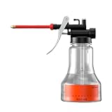Oiler Can | 350ml Industrielle Pumpendose - Schmierspender mit gerader Tülle für Garage Kleingeräte Elektronik Industrie