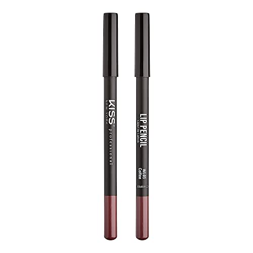 Image of Kiss New York Professional Slim Long-Wear Lip Liner Pencil, Matte Finish