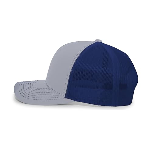 Image of Pacific Headwear Contrast Stitch Trucker Snapback