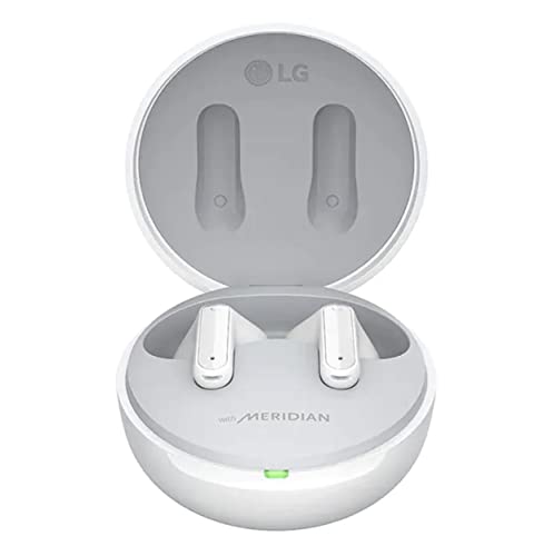 Image of LG Tone Free Fp5W, Active Noise Cancellation, Swift Pairing, Medical Grade Ear Gels Tone Free App Bluetooth Truly Wireless in Ear Earbuds with Mic (White)