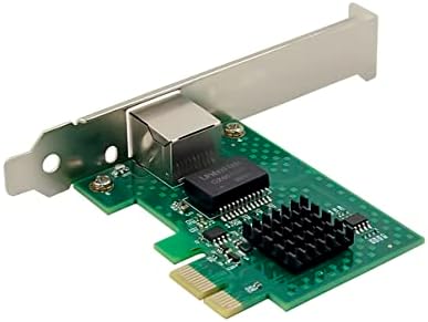2.5GBase-T PCIe 3.1 Network Adapterwith Intel I225-V+3ft Cat8 Ethernet Cable 2500/1000/100Mbps PCI Express Gigabit Ethernet Card RJ45 LAN Controller for Windows 10/11 with Low Profile Bracket