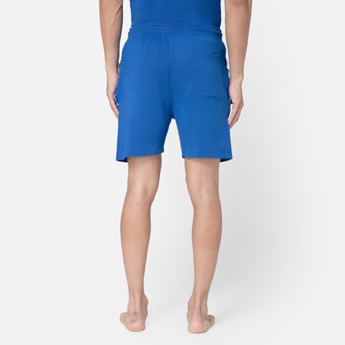 Image of Bummer Men's Solid Micro Modal Shorts | Regular Fit Casual Lounge Shorts with Side Pocket
