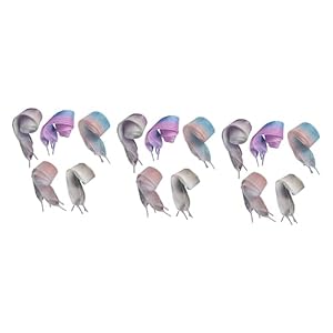 Holibanna Satin Schnürsenkel 5 Paar Set