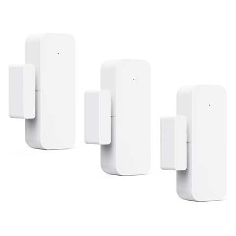 TREATLIFE WiFi Smart Door Sensor 3 Pack, 2.4GHz Window Alarm Sensor, Wireless Contact Sensor for Home Security, Smart Home Devices Compatible with Alexa and Google Assistant Cover