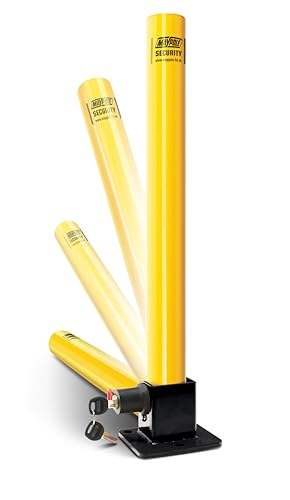 Maypole Round Fold Down Security Post With Integral Lock Suitable For Driveways, Garages, Car Parks, Forecourts, Parking