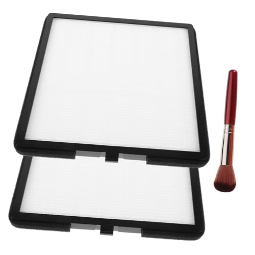 DECOMELODY プロフェッショナルネイルダストコレクターフィルター2個:電動ネイルダストバキュームマシン用交換フィルター - サロン家庭用マニ 用高吸引力