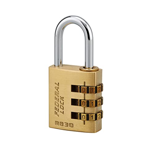 THIRARD FABRICANT DE SECURITE DEPUIS 1920 Thirard 00913946 30 mm, Nickel-Plated Steel Shackle, Rb Padlock, Ferrule Mechanism