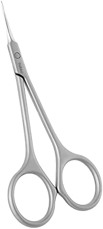 THRAU Premium Manicure Scissors Multi-purpose Stainless Steel Cuticle Trimmer Beauty Grooming Kit for Nails, Eyebrows, Eyelashes and Dry Skin