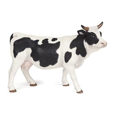 Papo 51148 Hand-Painted Black and White Cow Figure Cover