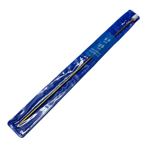 Knne Renkli Gagalı Şiş 25 cm Tığ Şİş Tunus Şişi Tığı knneg25 no 2,5 mm