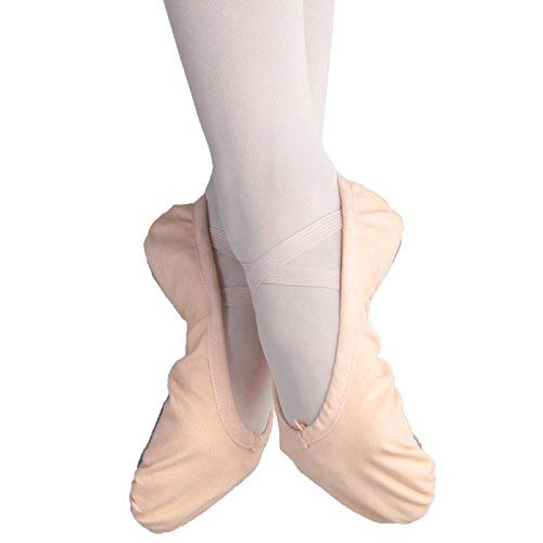 08B5B003 Quality Dance Shoes Canvas Split Sole Ballet Shoes2