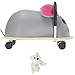 Produktbild Wheely Bug Rutscher 2 Teile Set Wheelybug Kinder Rutschauto Rutschtier Tier Jungen Mädchen groß oder klein Auswahl + Eisbär Figur (Maus Groß 3+ mit Eisbär)