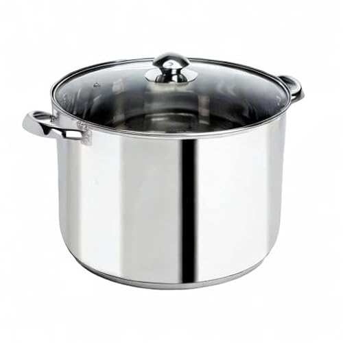 Ecolution ESTL-4512 Stainless Steel Stock Pot With Encapsulated Bottom Matching Tempered Glass Steam Vented Lids thumb #10